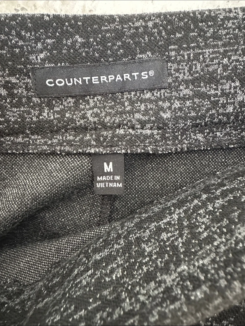 Classic Gray Textured Knit Pencil Skirt - Picture 4 of 5